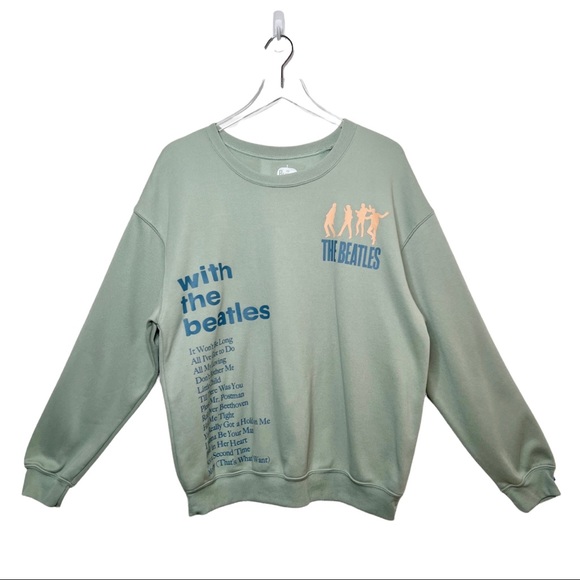 The Beatles Tops - The Beatles Mint With The Beatles Fab Four Silhouette Sweatshirt Sz XL